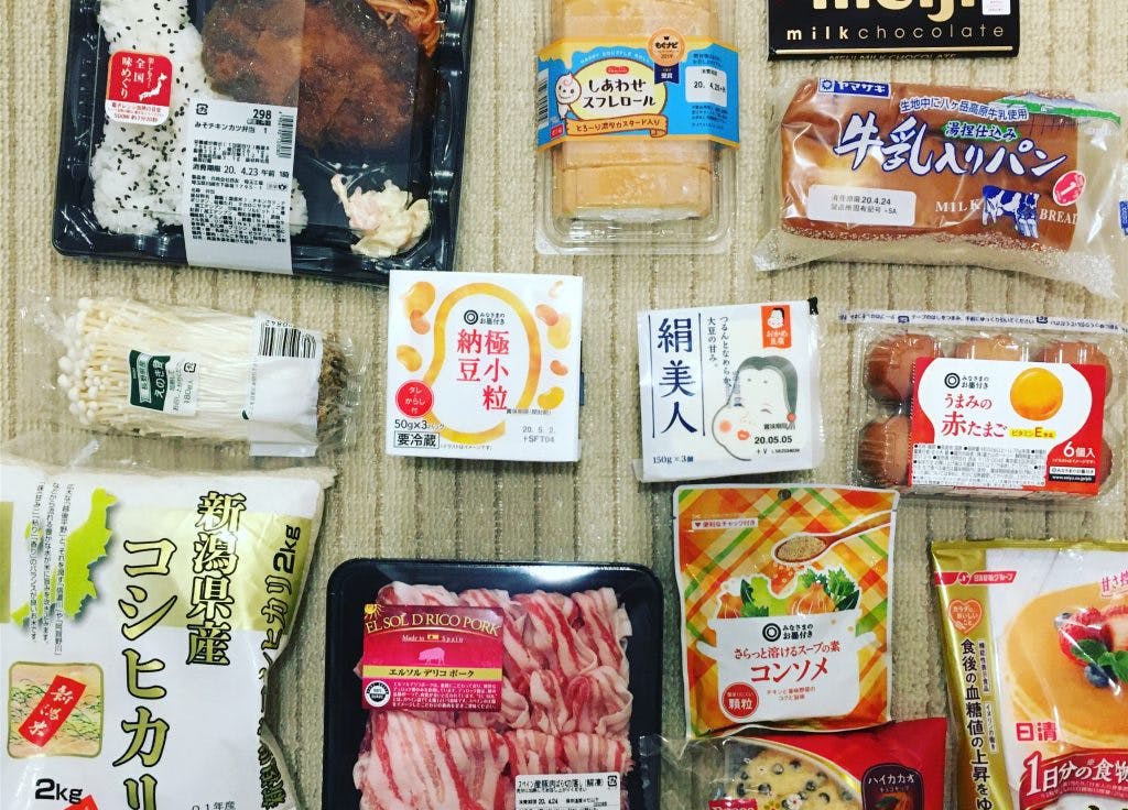 在宅勤務（WFH）的日本超市採買